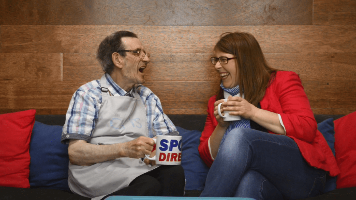 Julie Chatting_Link Up Muirhouse Edinburgh_Summer 2018